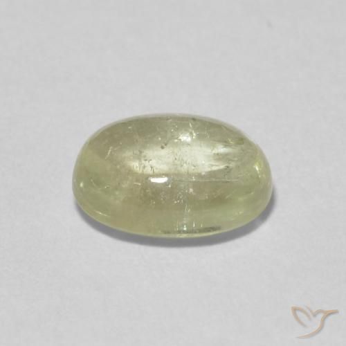 9,17 ctw natürlicher Blasses Gelb Turmalin, Oval, Transparent