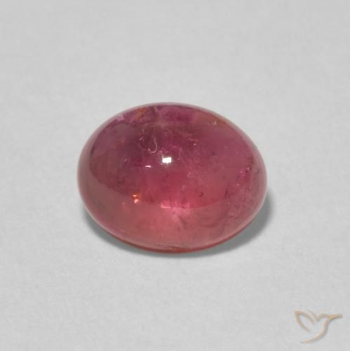 1.33ct Natürlicher dunkelrot Turmalin, Oval, Transparent