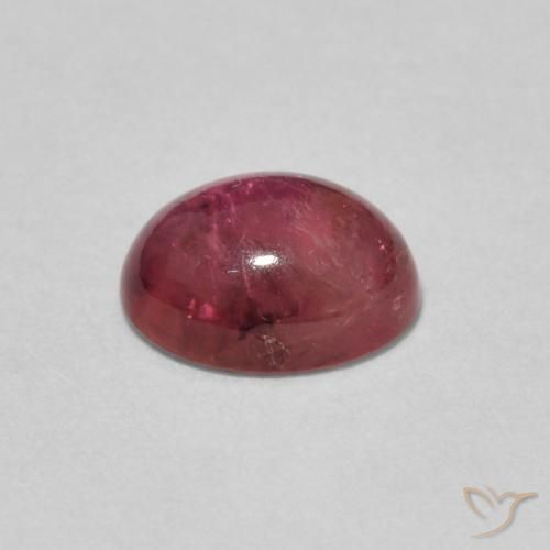 9,17 ctw natürlicher dunkelrot Turmalin, Oval, Transparent