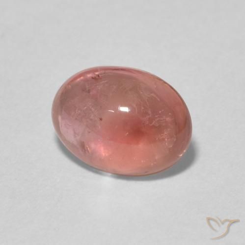 9,17 ctw natürlicher Rosenholz Rosa Turmalin, Oval, Transparent