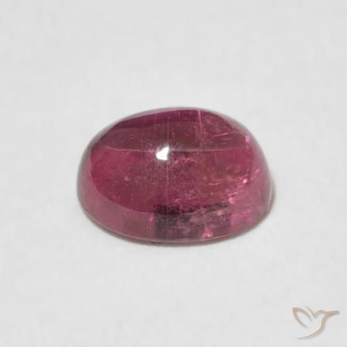 9,17 ctw natürlicher rötlich-lila Turmalin, Oval, Transparent