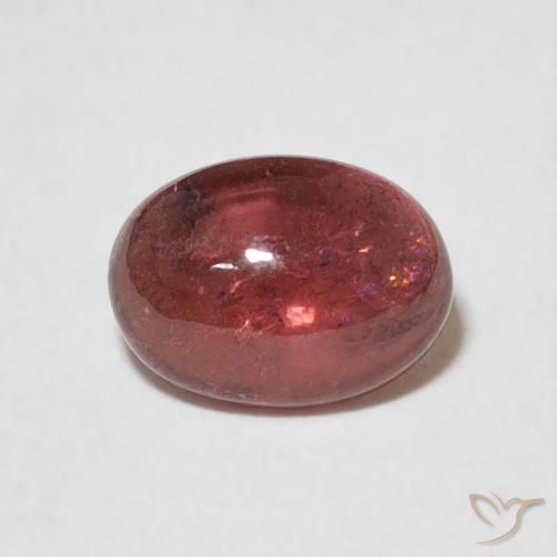 1.35ct Natürlicher dunkellila Turmalin, Oval, Transparent