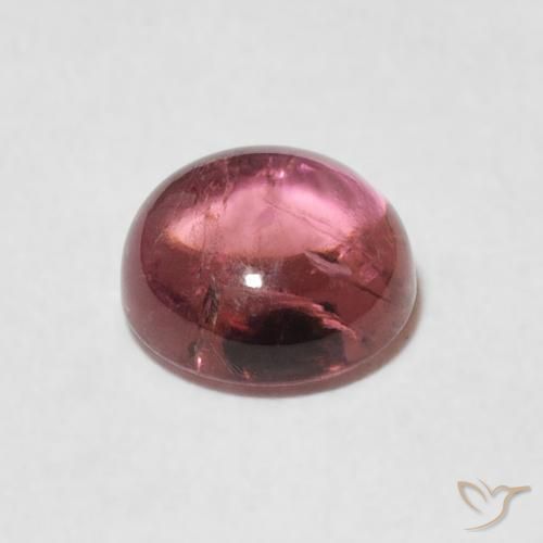 9,17 ctw natürlicher Tiefes Magenta Turmalin, Runden, Transparent