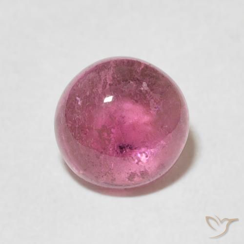 1.25ct Natürlicher Mittelviolett Turmalin, Runden, Transparent