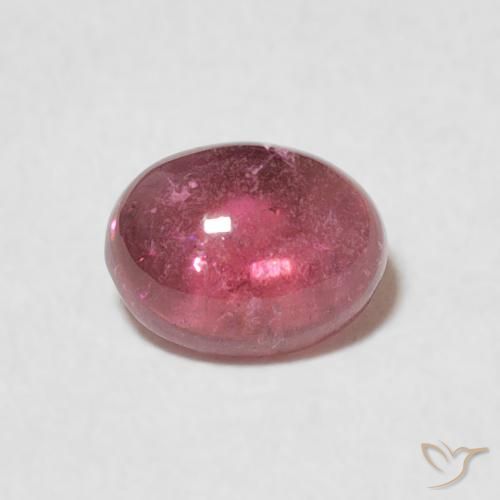 0.89ct Natürlicher rötlich-lila Turmalin, Oval, Transparent