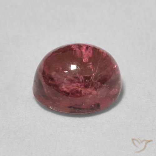 9,17 ctw natürlicher Rosenholz Rosa Turmalin, Oval, Transparent