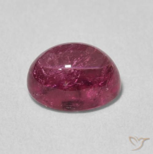 9,17 ctw natürlicher Light Merlot Red Turmalin, Oval, Transparent