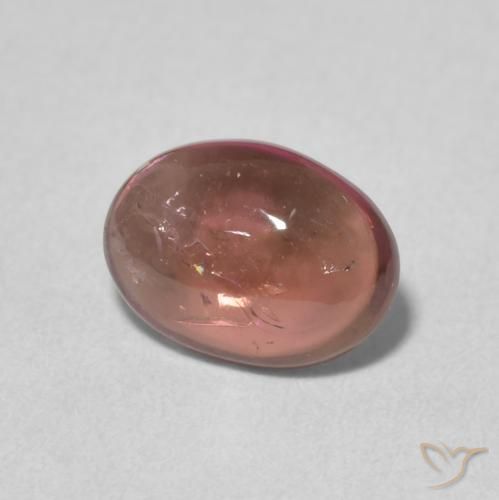 9,17 ctw natürlicher orange-rot Turmalin, Oval, Transparent