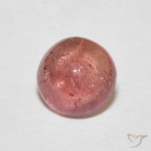 1.00ct Natürlicher Mittelrosa Turmalin, Runden, Transparent