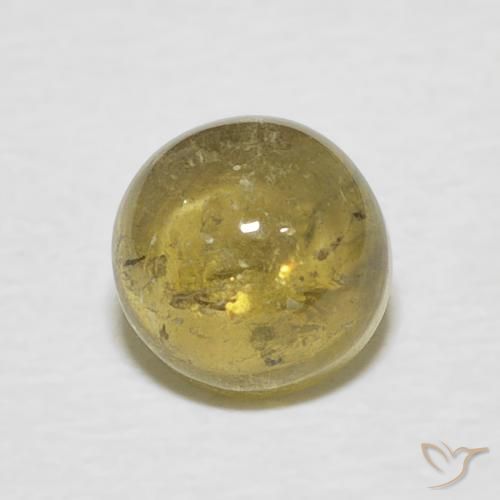 1.17ct Natürlicher gold-gelb Turmalin, Runden, Transparent