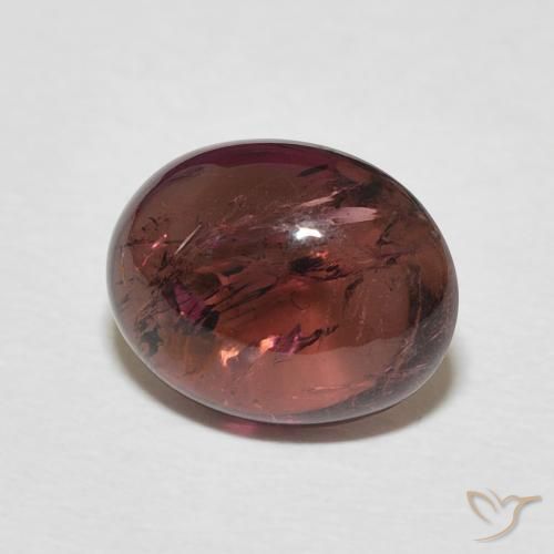 9,17 ctw natürlicher Medium Dark-Red Turmalin, Oval, Transparent