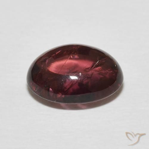 9,17 ctw natürlicher Medium Dark-Red Turmalin, Oval, Transparent