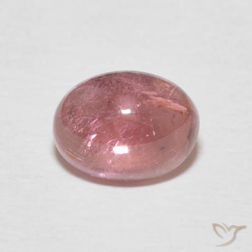 1.67ct Natürlicher orange-rosa Turmalin, Oval, Transparent