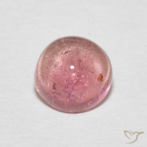 0.97ct Natürlicher Intensives Rosa Turmalin, Runden, Transparent