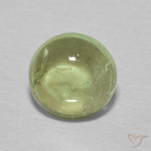 0.76ct Natürlicher Erde Grün Turmalin, Runden, Transparent