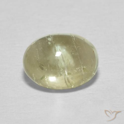 1.37ct Natürlicher gelblich-grün Turmalin, Oval, Transparent