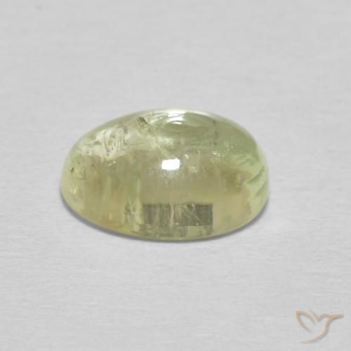 9,17 ctw natürlicher gelblich-grün Turmalin, Oval, Transparent
