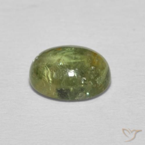 9,17 ctw natürlicher gelblich-grün Turmalin, Oval, Transparent