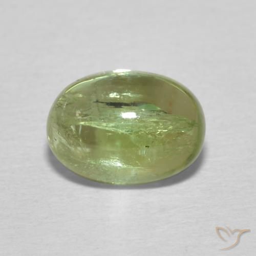 1.55ct Natürlicher gelblich-grün Turmalin, Oval, Transparent