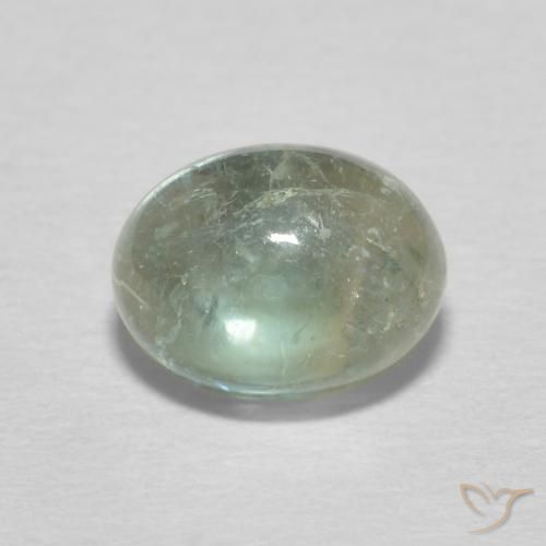 1.96ct Natürlicher Sehr helles Grün Turmalin, Oval, Transparent