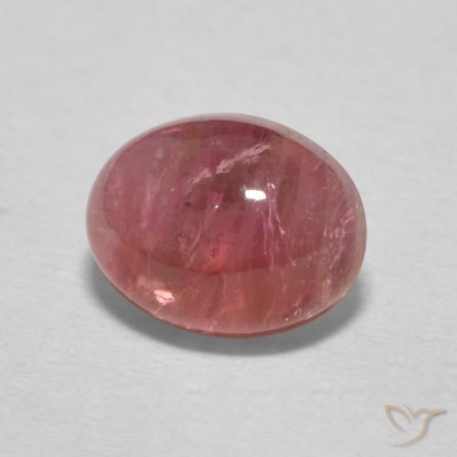 9,17 ctw natürlicher tiefrosa Turmalin, Oval, Transparent