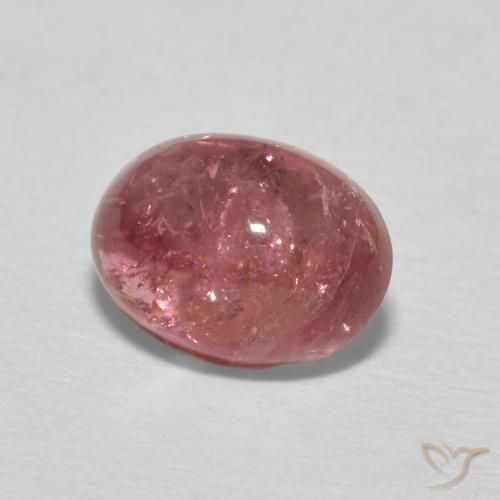 9,17 ctw natürlicher Lila Kirschrot Turmalin, Oval, Transparent