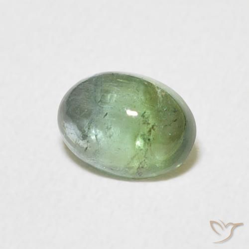 9,17 ctw natürlicher Medium Light Green Turmalin, Oval, Transparent
