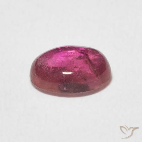 9,17 ctw natürlicher Tiefes Magenta Turmalin, Oval, Transparent