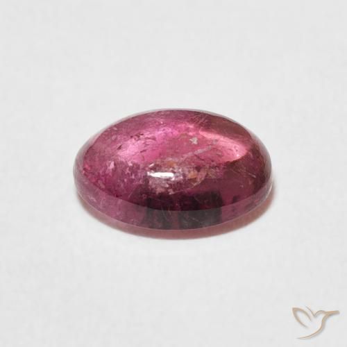 9,17 ctw natürlicher Dark PInk Turmalin, Oval, Transparent