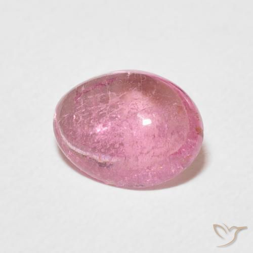 9,17 ctw natürlicher Kaugummi Rosa Turmalin, Oval, Transparent