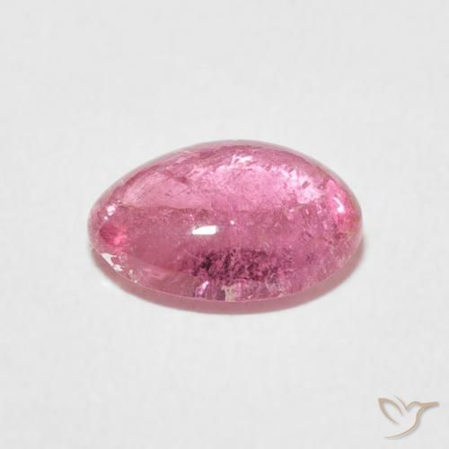 9,17 ctw natürlicher Kaugummi Rosa Turmalin, Oval, Transparent