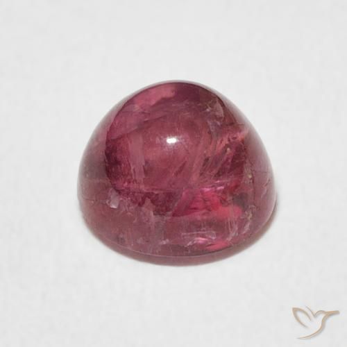 9,17 ctw natürlicher Tiefes Magenta Turmalin, Runden, Transparent