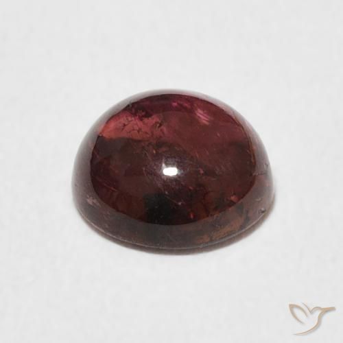 9,17 ctw natürlicher Medium Dark-Red Turmalin, Runden, Transparent