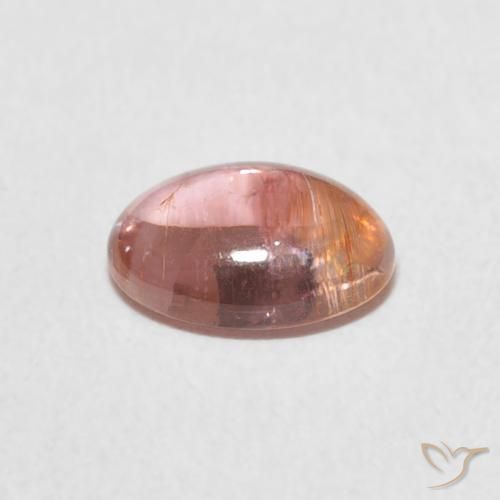 9,17 ctw natürlicher hellrosa Turmalin, Oval, Transparent