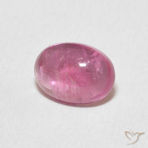 9,17 ctw natürlicher Kaugummi Rosa Turmalin, Oval, Transparent