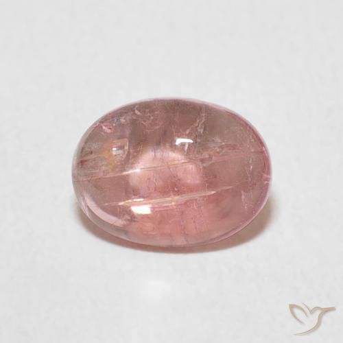 1.28ct Natürlicher Mittelrosa Turmalin, Oval, Transparent