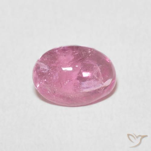 9,17 ctw natürlicher Kaugummi Rosa Turmalin, Oval, Transparent