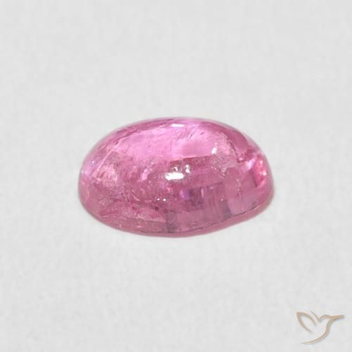 9,17 ctw natürlicher Kaugummi Rosa Turmalin, Oval, Transparent