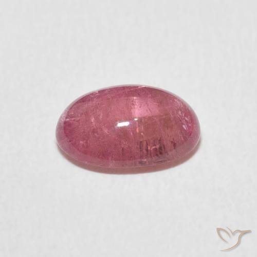 9,17 ctw natürlicher Kaugummi Rosa Turmalin, Oval, Transparent