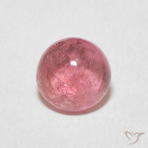 1.07ct Natürlicher Kaugummi Rosa Turmalin, Runden, Transparent