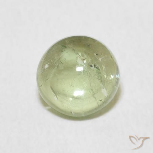 0.96ct Natürlicher Olivgrün Turmalin, Runden, Transparent