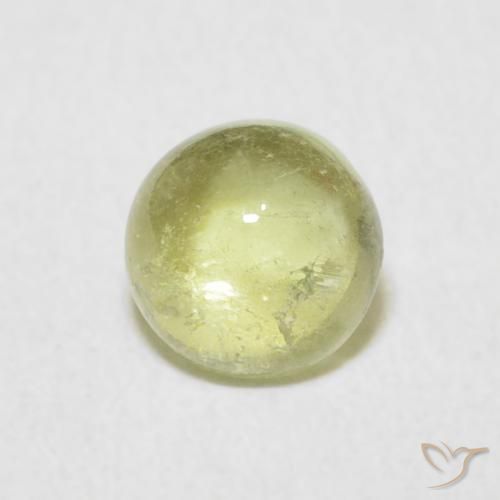 0.96ct Natürlicher Helles Birnengrün Turmalin, Runden, Transparent
