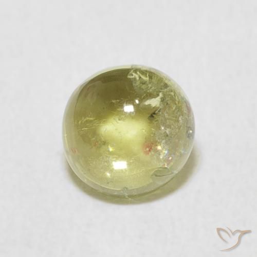 1.02ct Natürlicher Warmes Erdgrün Turmalin, Runden, Transparent