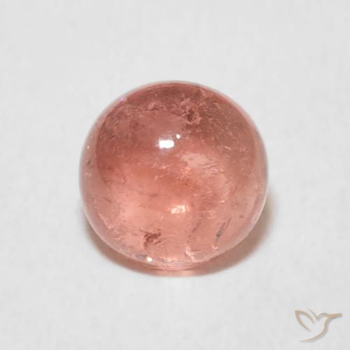 1.06ct Natürlicher rötlich-rosa Turmalin, Runden, Transparent