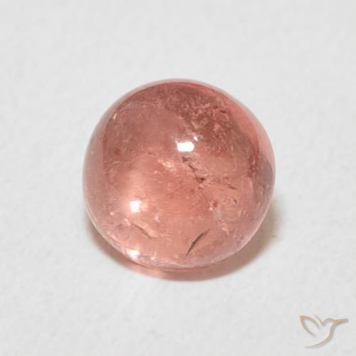 9,17 ctw natürlicher rötlich-rosa Turmalin, Runden, Transparent