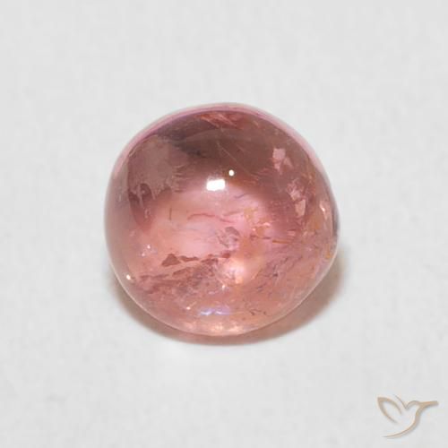 0.89ct Natürlicher Helles Hot Pink Turmalin, Runden, Transparent, Photo A