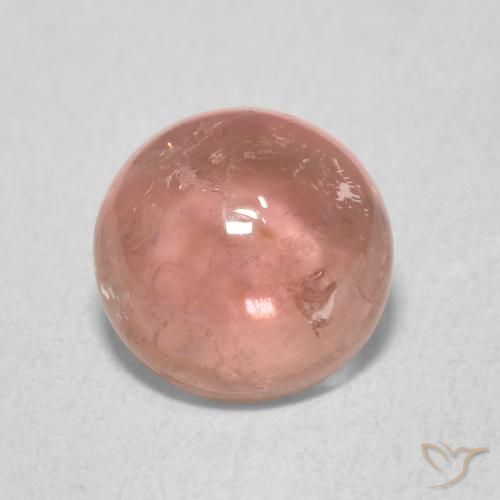 1.32ct Natürlicher Mittelrosa Turmalin, Runden, Transparent