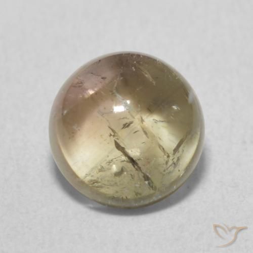 1.89ct Natürlicher Mehrfarbig Turmalin, Runden, Transparent