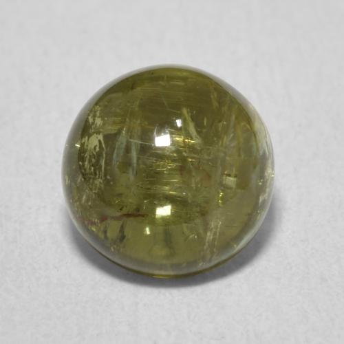 1.76ct Natürlicher gelblich-grün Turmalin, Runden, Transparent, Photo A