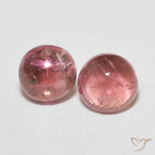 1.85ctw Natürlicher tiefrosa Turmalin, Runden, Transparent